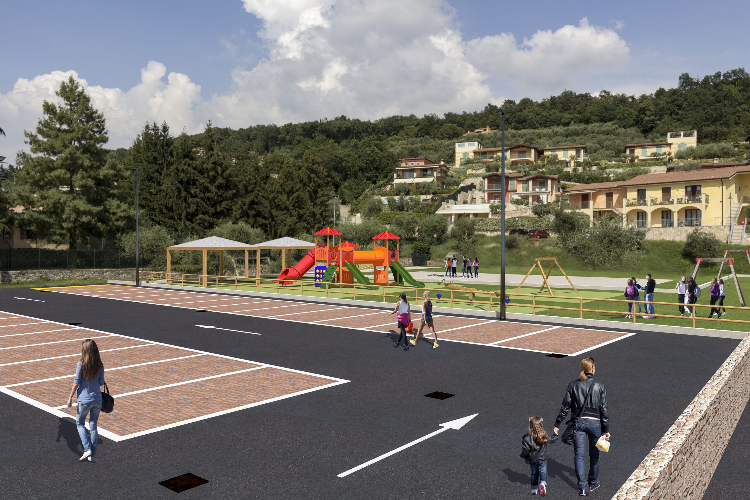 Lake Garda public car park